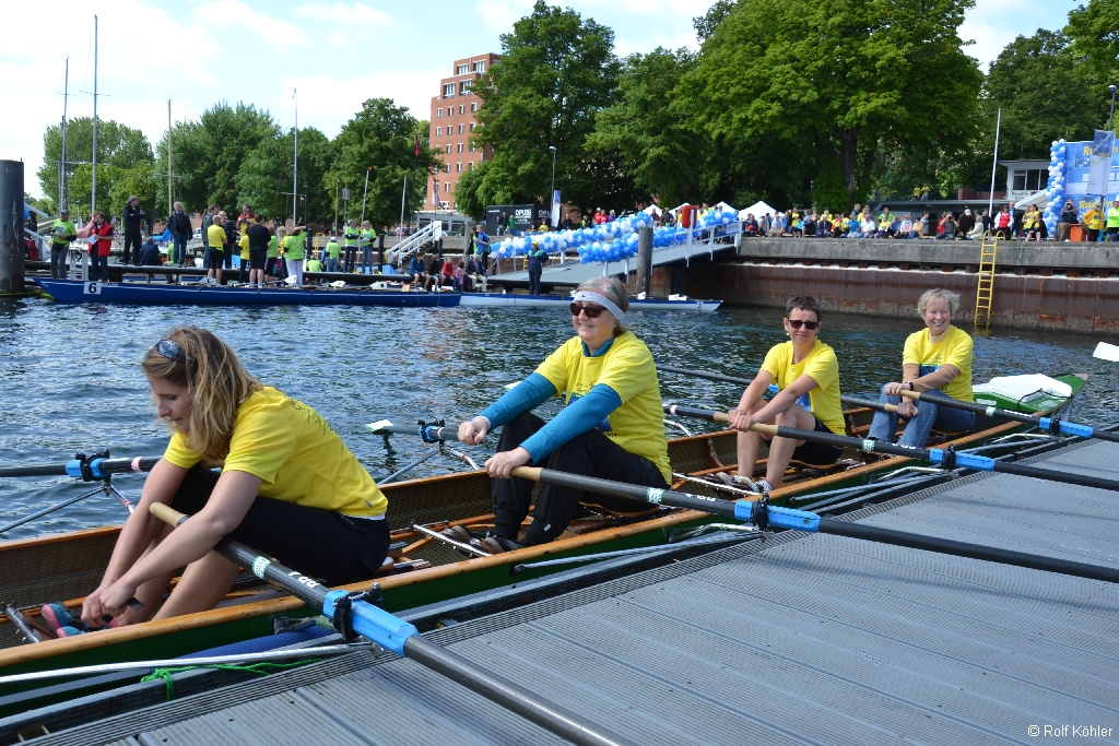 Benefiz-Regatta Rudern gegen Krebs am 31. Mai 2014 in Kiel