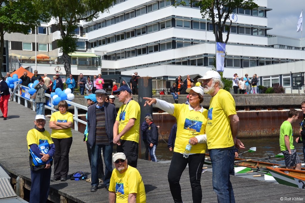 Benefiz-Regatta Rudern gegen Krebs am 31. Mai 2014 in Kiel