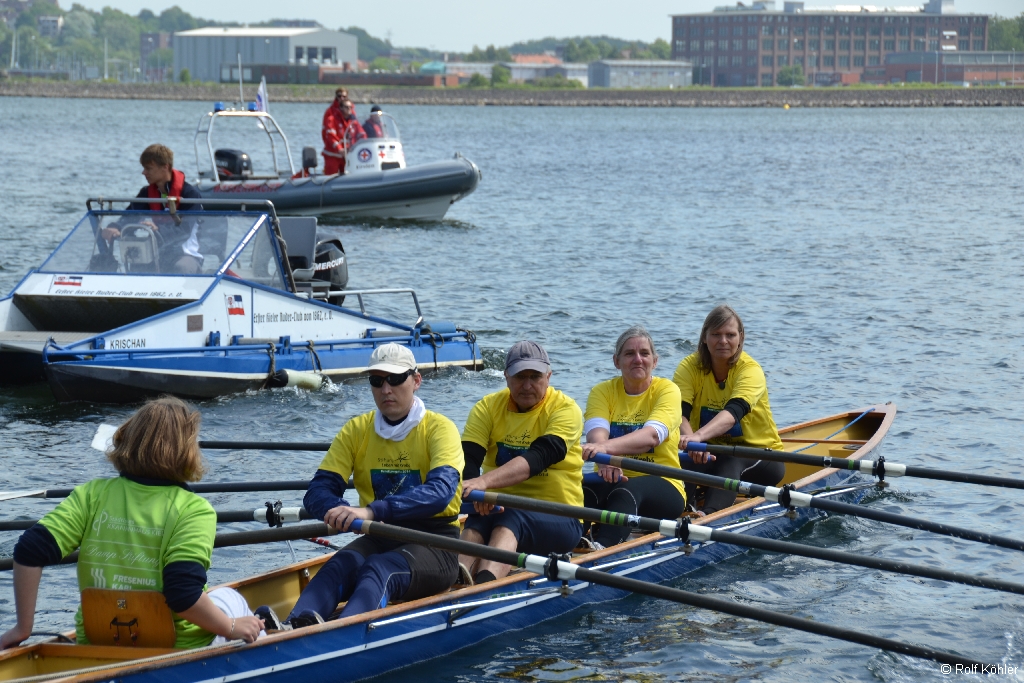 Benefiz-Regatta Rudern gegen Krebs am 31. Mai 2014 in Kiel