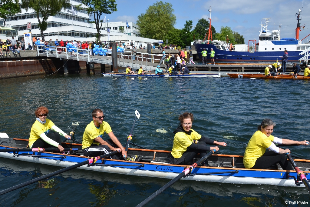 Benefiz-Regatta Rudern gegen Krebs am 31. Mai 2014 in Kiel