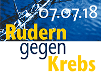 Logo "Rudern gegen Krebs" am 7. Juli 2018 in Kiel