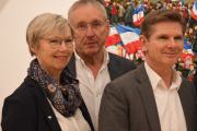 Scheckübergabe \"Rudern gegen Krebs\" bei Gesundheitsminister Dr. Heiner Garg am 3. Dez. 2019