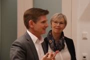 Scheckübergabe \"Rudern gegen Krebs\" bei Gesundheitsminister Dr. Heiner Garg am 3. Dez. 2019