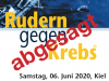 Absage Benefiz-Regatta "Rudern gegen Krebs" am 6. Juni 2020  in Kiel