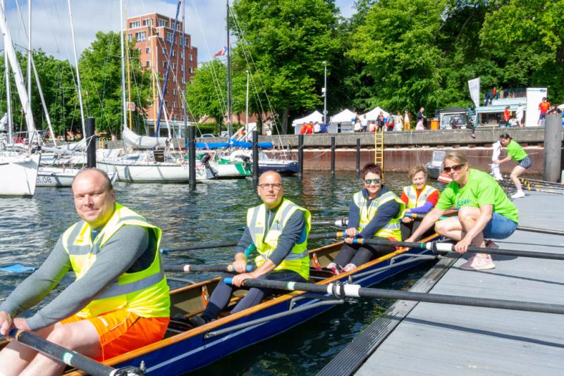 Benefizregatta "Rudern gegen Krebs" am 4. Juni 2022 in Kiel