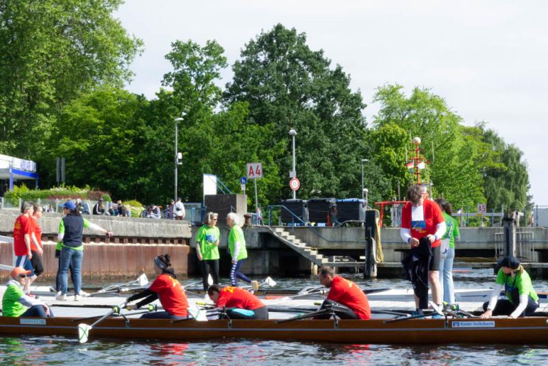 Benefizregatta "Rudern gegen Krebs" am 4. Juni 2022 in Kiel