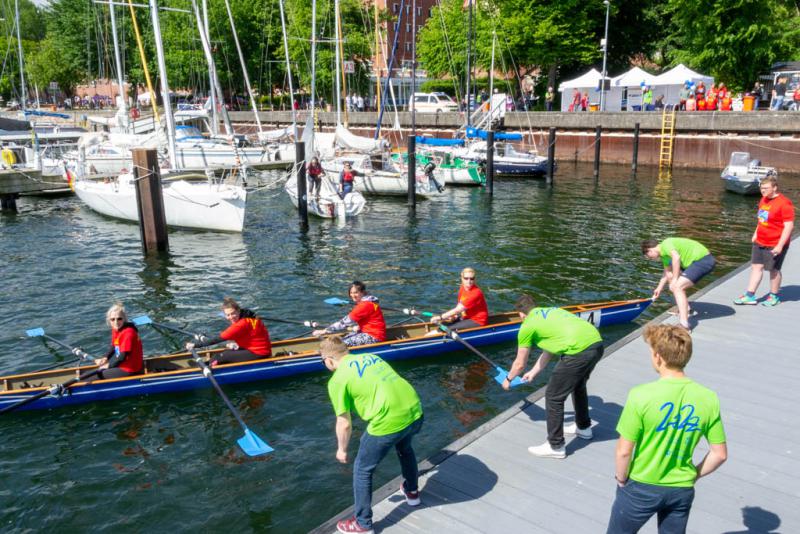 Benefizregatta "Rudern gegen Krebs" am 4. Juni 2022 in Kiel