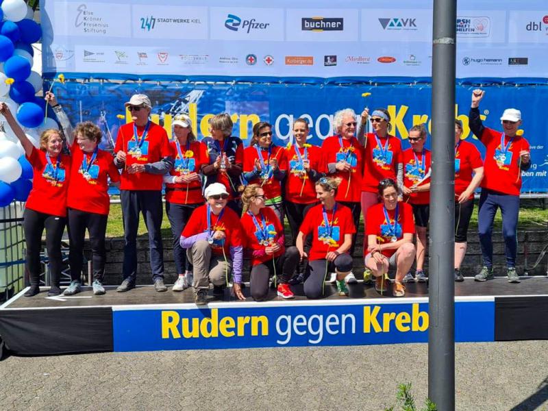 Benefizregatta "Rudern gegen Krebs" am 4. Juni 2022 in Kiel