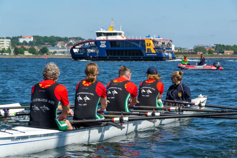 Benefizregatta "Rudern gegen Krebs" am 4. Juni 2022 in Kiel
