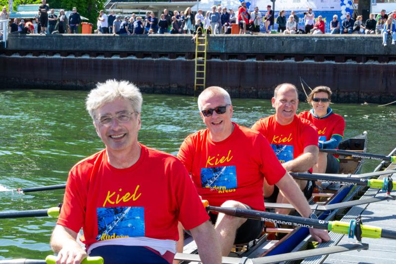 Benefizregatta "Rudern gegen Krebs" am 4. Juni 2022 in Kiel