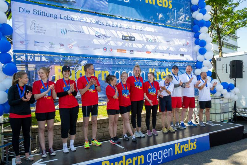 Benefizregatta "Rudern gegen Krebs" am 4. Juni 2022 in Kiel