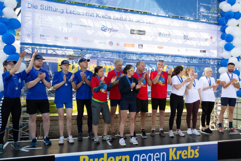 Benefizregatta "Rudern gegen Krebs" am 4. Juni 2022 in Kiel