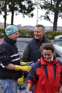 Bootsdienst bei der Rudergesellschaft Germania Kiel am 14. Nov. 2015