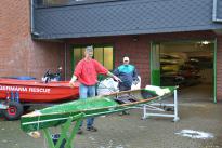 Bootsdienst bei der Rudergesellschaft Germania Kiel am 14. Nov. 2015