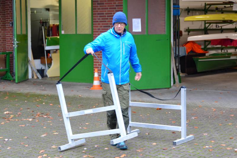 Boots- und Hausdienst bei der Rudergesellschaft Germania Kiel am 6. Nov. 2021