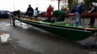 Bootsdienst bei der Rudergesellschaft Germania Kiel am 8. Nov. 2014