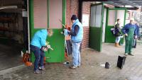 Bootsdienst bei der Rudergesellschaft Germania Kiel am 8. Nov. 2014