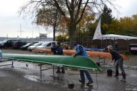 Bootsdienst bei der Rudergesellschaft Germania Kiel am 8. Nov. 2014