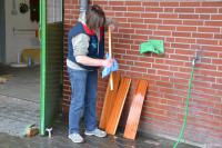 Bootsdienst bei der Rudergesellschaft Germania Kiel am 8. Nov. 2014