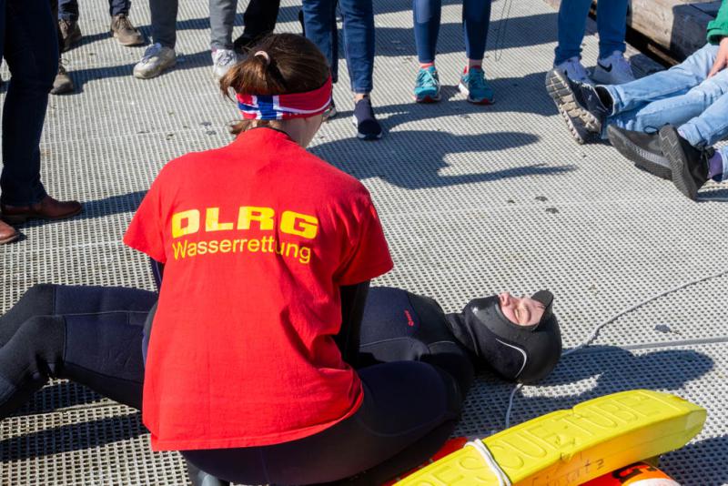 Erste-Hilfe-Fortbildung - Schwerpunkt Wasserrettung mit der DLRG am 2. April 2022