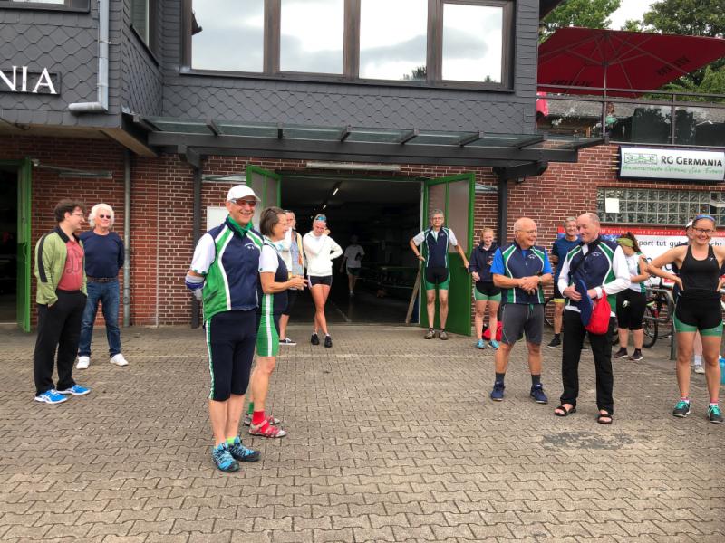 Interne Regatta Rudergesellschaft Germania Kiel am 7. Aug. 2021