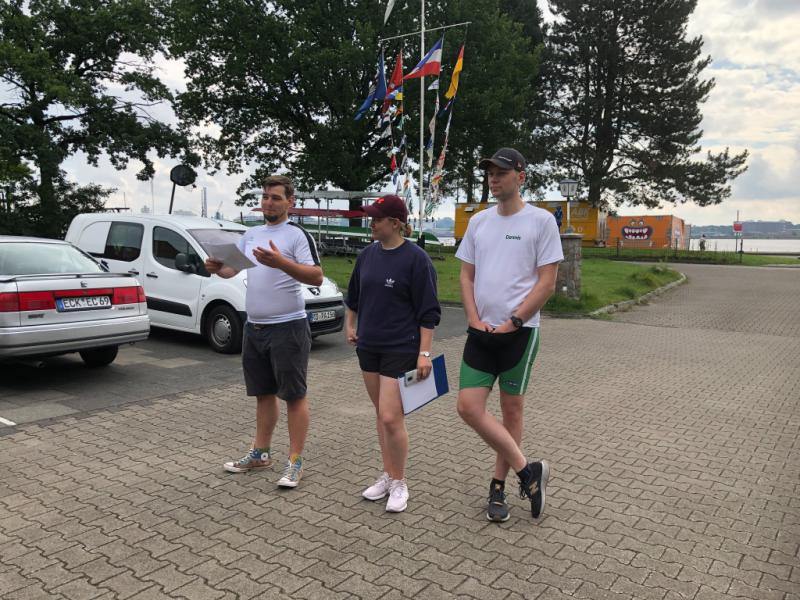 Interne Regatta Rudergesellschaft Germania Kiel am 7. Aug. 2021