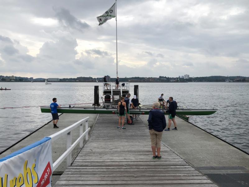 Interne Regatta Rudergesellschaft Germania Kiel am 7. Aug. 2021