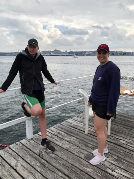 Interne Regatta Rudergesellschaft Germania Kiel am 7. Aug. 2021