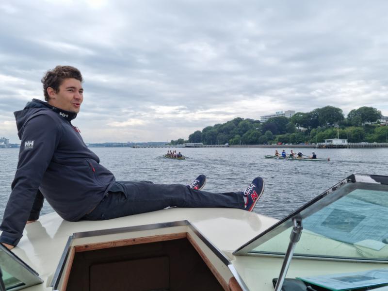 Interne Regatta Rudergesellschaft Germania Kiel am 7. Aug. 2021