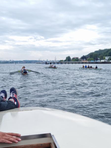 Interne Regatta Rudergesellschaft Germania Kiel am 7. Aug. 2021