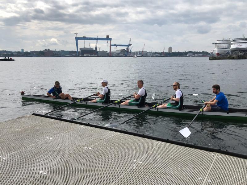 Interne Regatta Rudergesellschaft Germania Kiel am 7. Aug. 2021