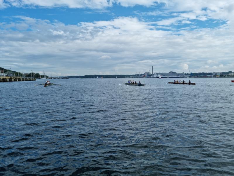 Interne Regatta Rudergesellschaft Germania Kiel am 7. Aug. 2021
