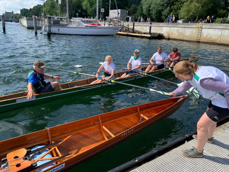 Interne Regatta Rudergesellschaft Germania Kiel am 7. Aug. 2021