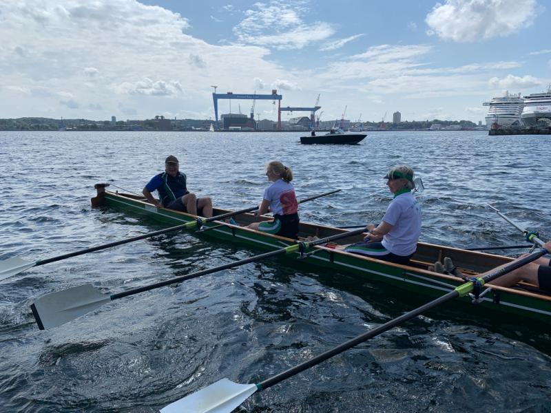 Interne Regatta Rudergesellschaft Germania Kiel am 7. Aug. 2021