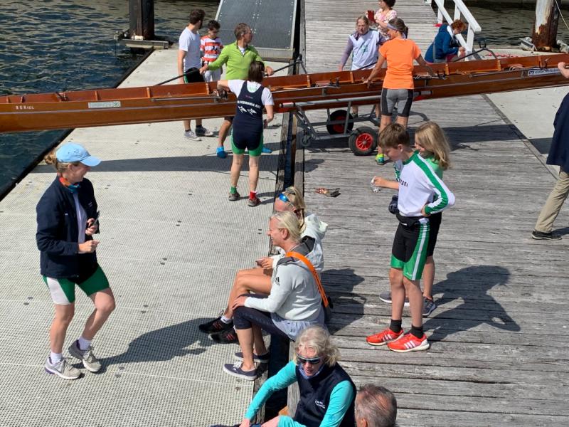 Interne Regatta Rudergesellschaft Germania Kiel am 7. Aug. 2021
