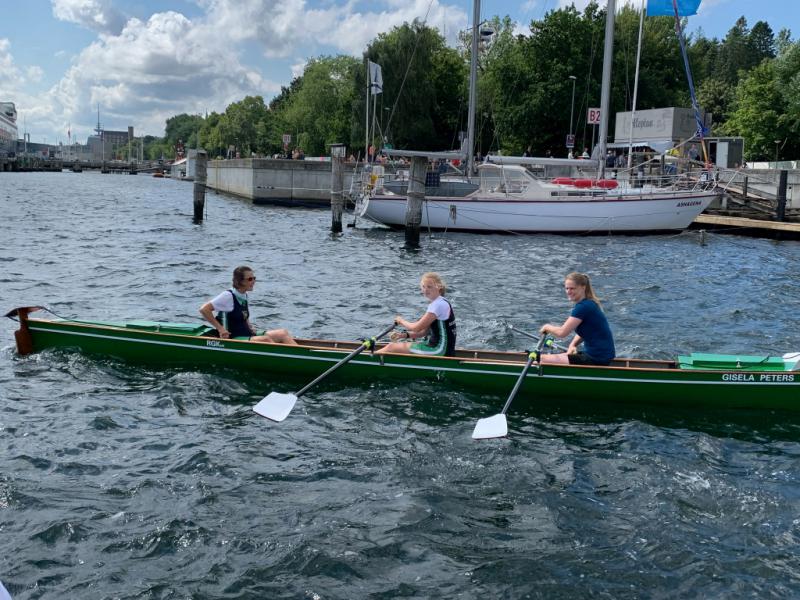 Interne Regatta Rudergesellschaft Germania Kiel am 7. Aug. 2021
