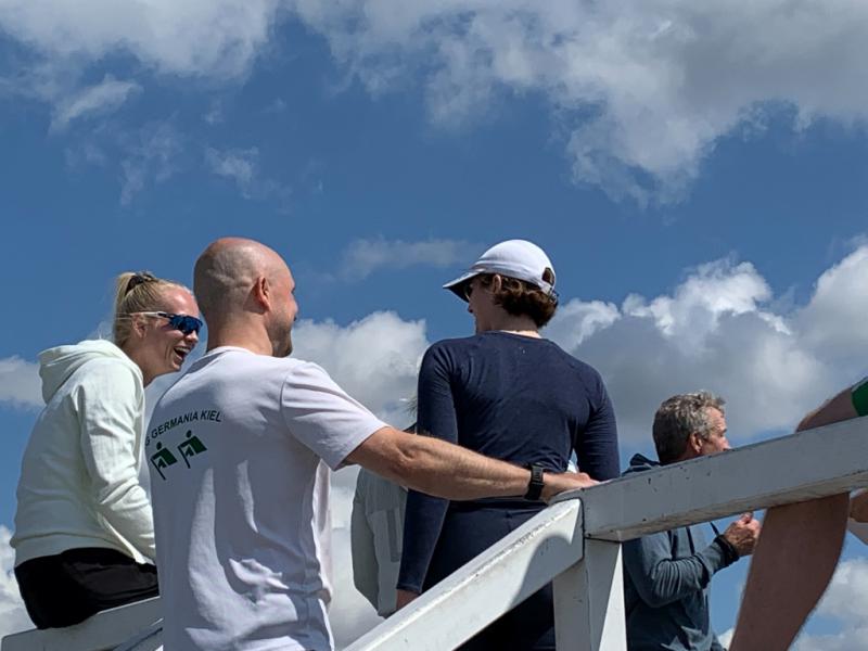 Interne Regatta Rudergesellschaft Germania Kiel am 7. Aug. 2021