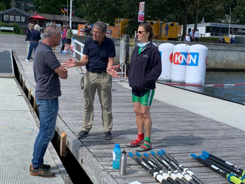 Interne Regatta Rudergesellschaft Germania Kiel am 7. Aug. 2021