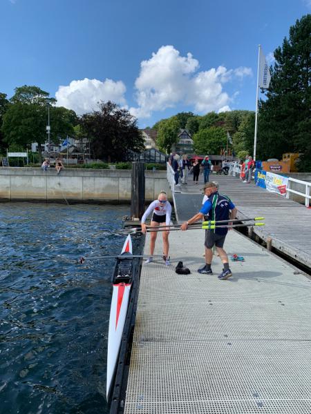 Interne Regatta Rudergesellschaft Germania Kiel am 7. Aug. 2021