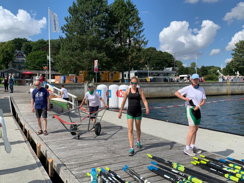 Interne Regatta Rudergesellschaft Germania Kiel am 7. Aug. 2021