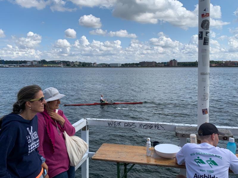 Interne Regatta Rudergesellschaft Germania Kiel am 7. Aug. 2021