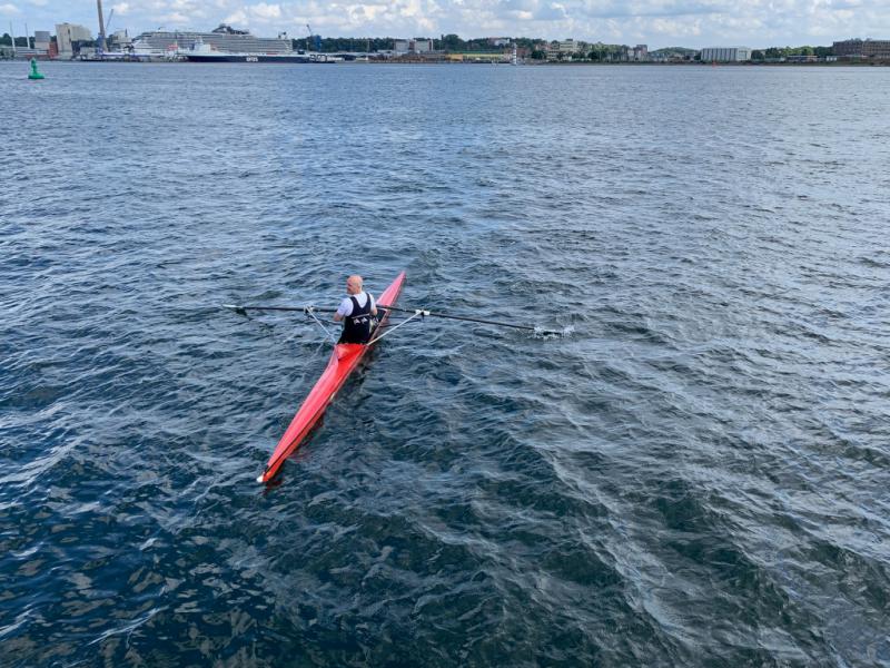 Interne Regatta Rudergesellschaft Germania Kiel am 7. Aug. 2021