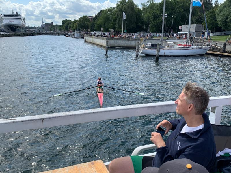 Interne Regatta Rudergesellschaft Germania Kiel am 7. Aug. 2021