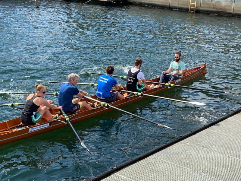 Interne Regatta Rudergesellschaft Germania Kiel am 7. Aug. 2021