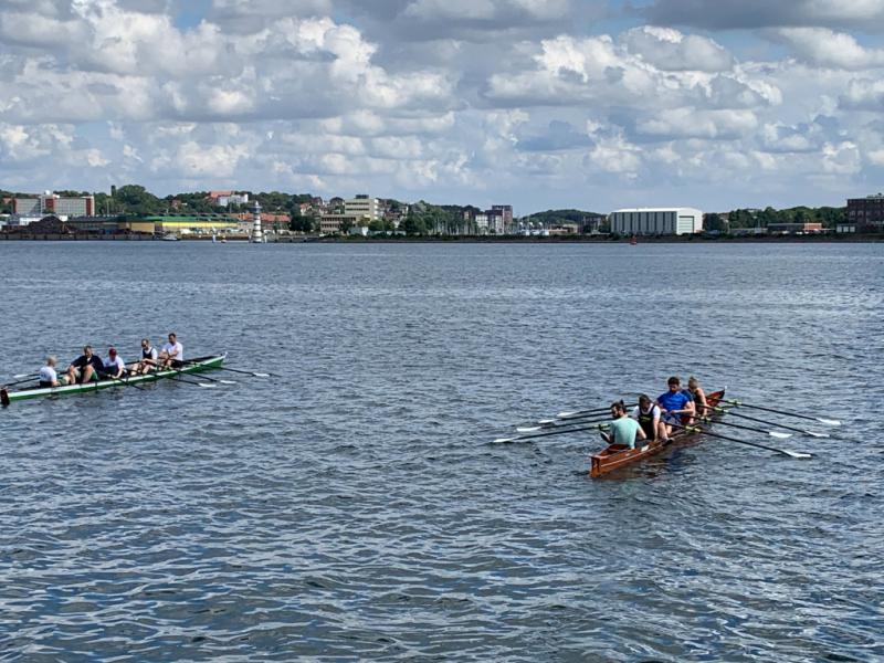 Interne Regatta Rudergesellschaft Germania Kiel am 7. Aug. 2021