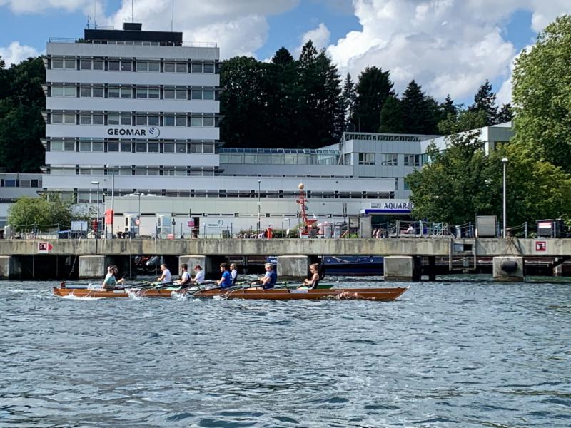Interne Regatta Rudergesellschaft Germania Kiel am 7. Aug. 2021