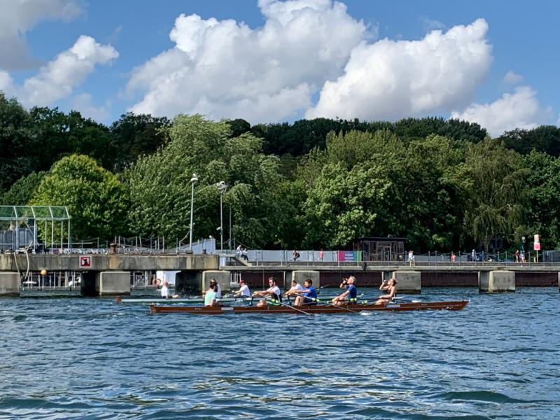 Interne Regatta Rudergesellschaft Germania Kiel am 7. Aug. 2021