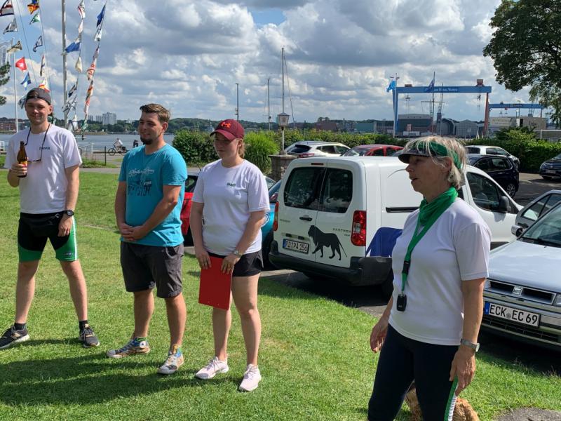 Interne Regatta Rudergesellschaft Germania Kiel am 7. Aug. 2021