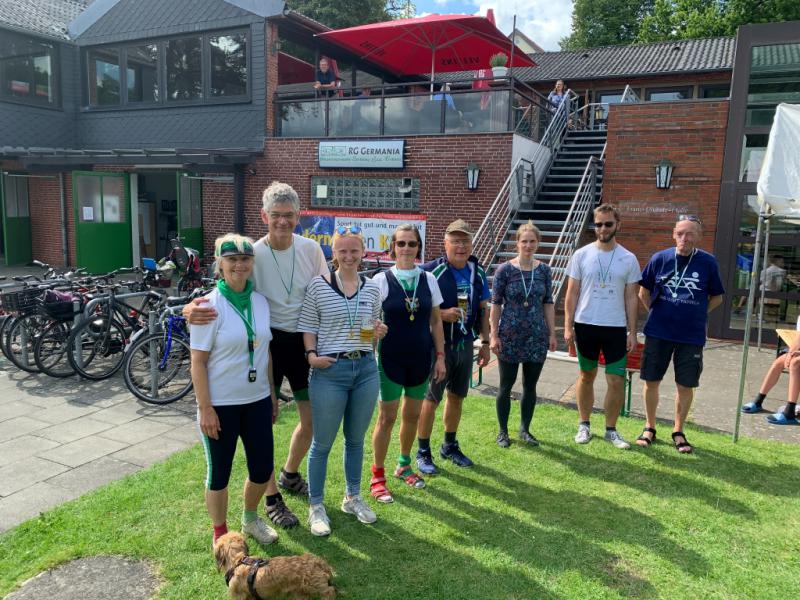 Interne Regatta Rudergesellschaft Germania Kiel am 7. Aug. 2021
