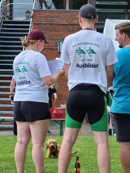 Interne Regatta Rudergesellschaft Germania Kiel am 7. Aug. 2021